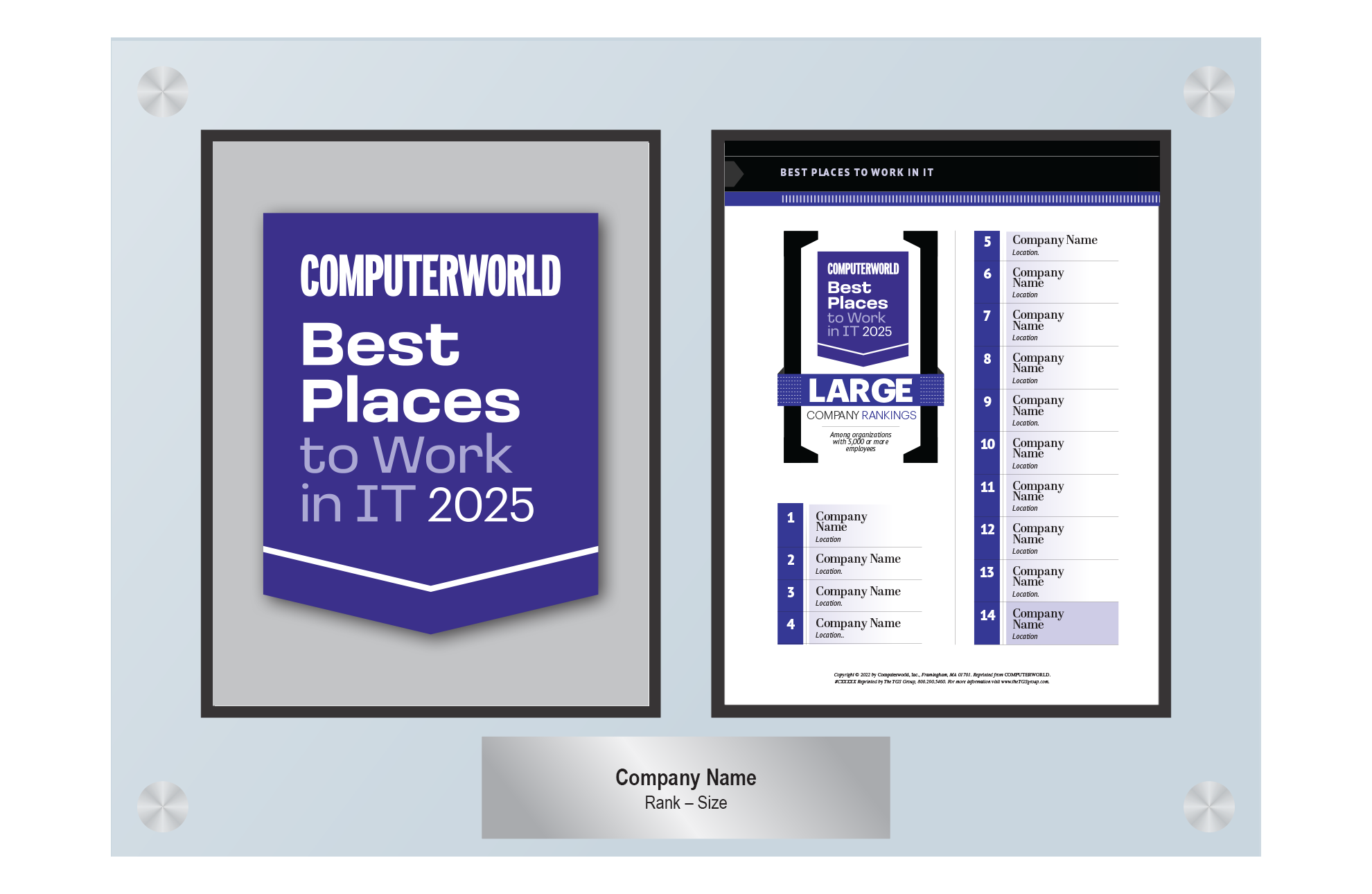 Inspirational Award – Two Page